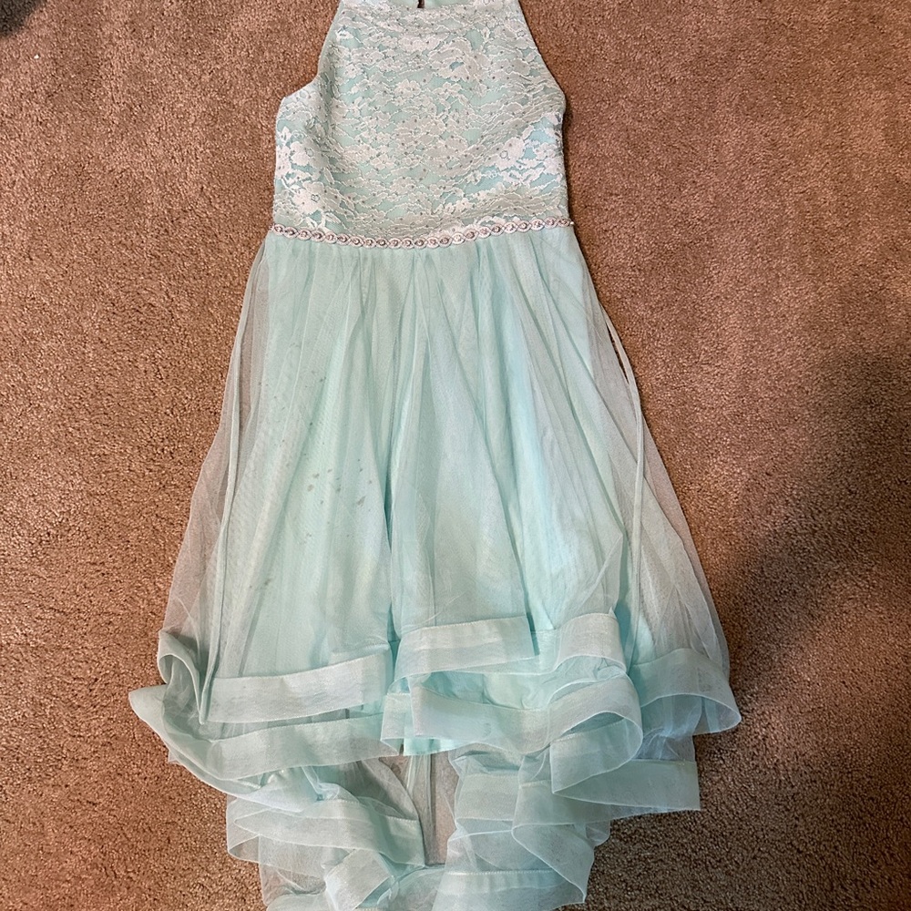 3/$20 ✨ Speechless Kids Tule Going Out Dress- Seafoam Green